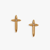 4:13 Cross Stud Earrings