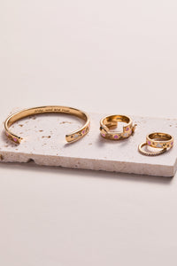 'Pray, Wait and Trust' Hoop Earrings