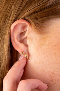 Love and Luck Stud & Hoop Earrings Set of 3